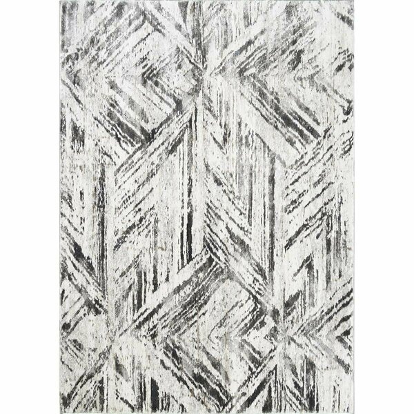Mayberry Rug 5 ft. 3 in. x 7 ft. 3 in. Rhapsody Prism Area Rug, Ivory RH9532 5X8